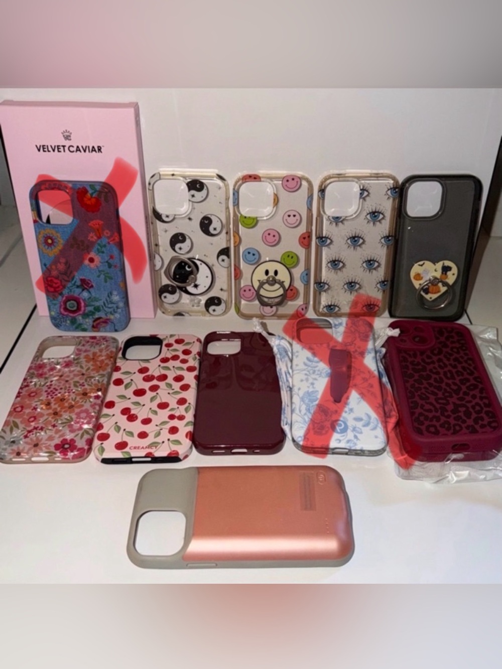 iPhone 13 Mini Case Bundle | Velvet Caviar, Battery Case, and Ring Grips
